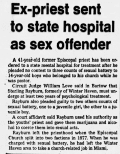 Episcopal priest Sterling Rayburn