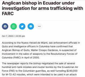 Wandering Bishop Walter Crespo