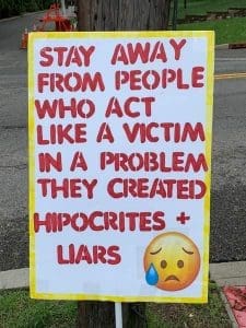 Montvale Protestors Can’t Spell