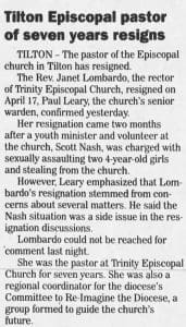 Spotlight on Abuse: Episcopal Senior Warden and Babysitter Scott E. Nash