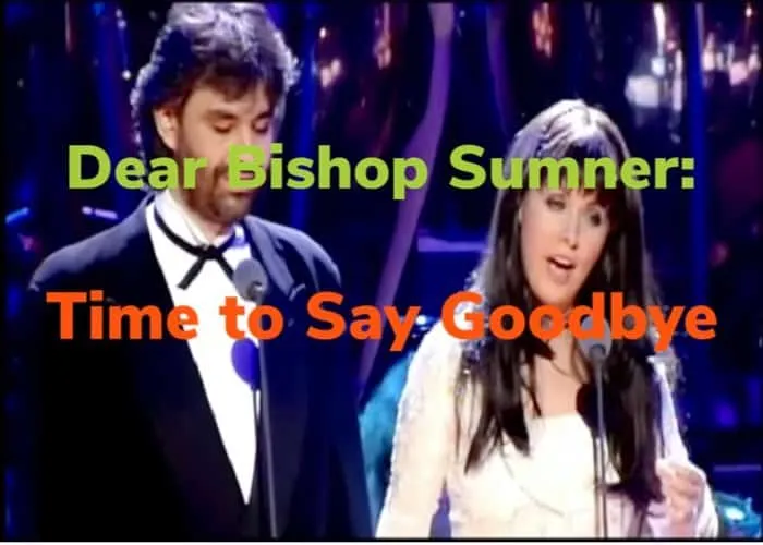 Time for Bishop George Sumner to Resign