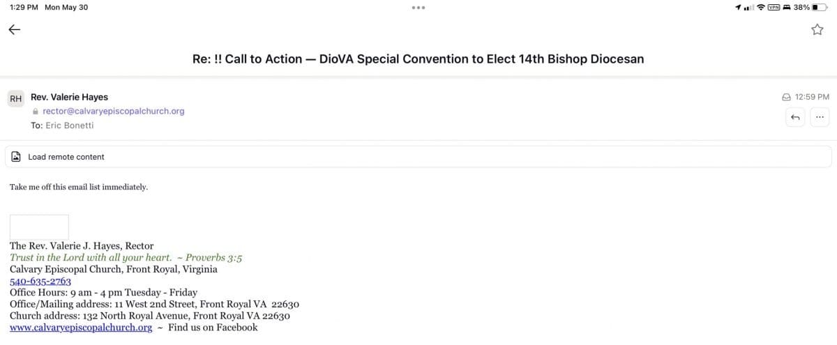 Valerie Hayes, hypocritical jackass