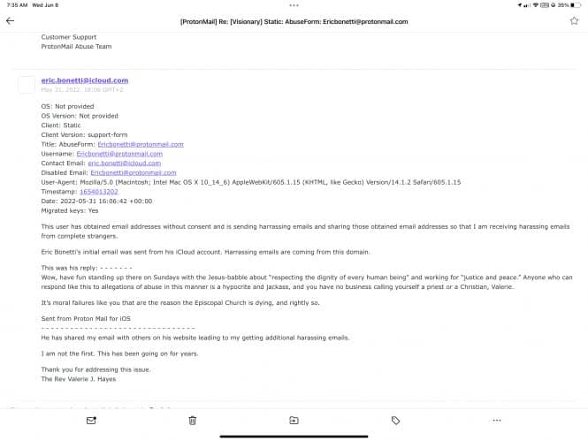 Valerie Hayes, hypocritical jackass, part II