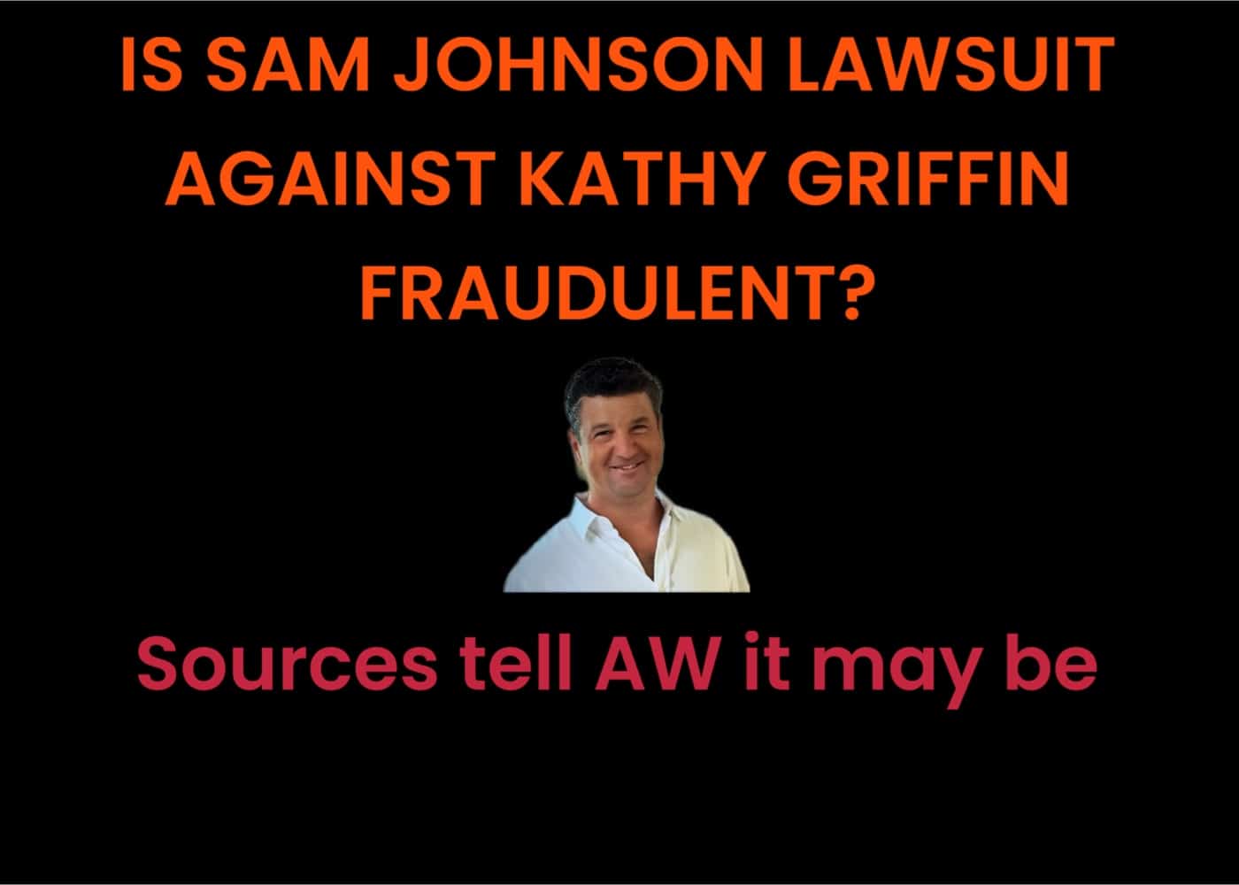 Is Sam Johnson defrauding the courts?