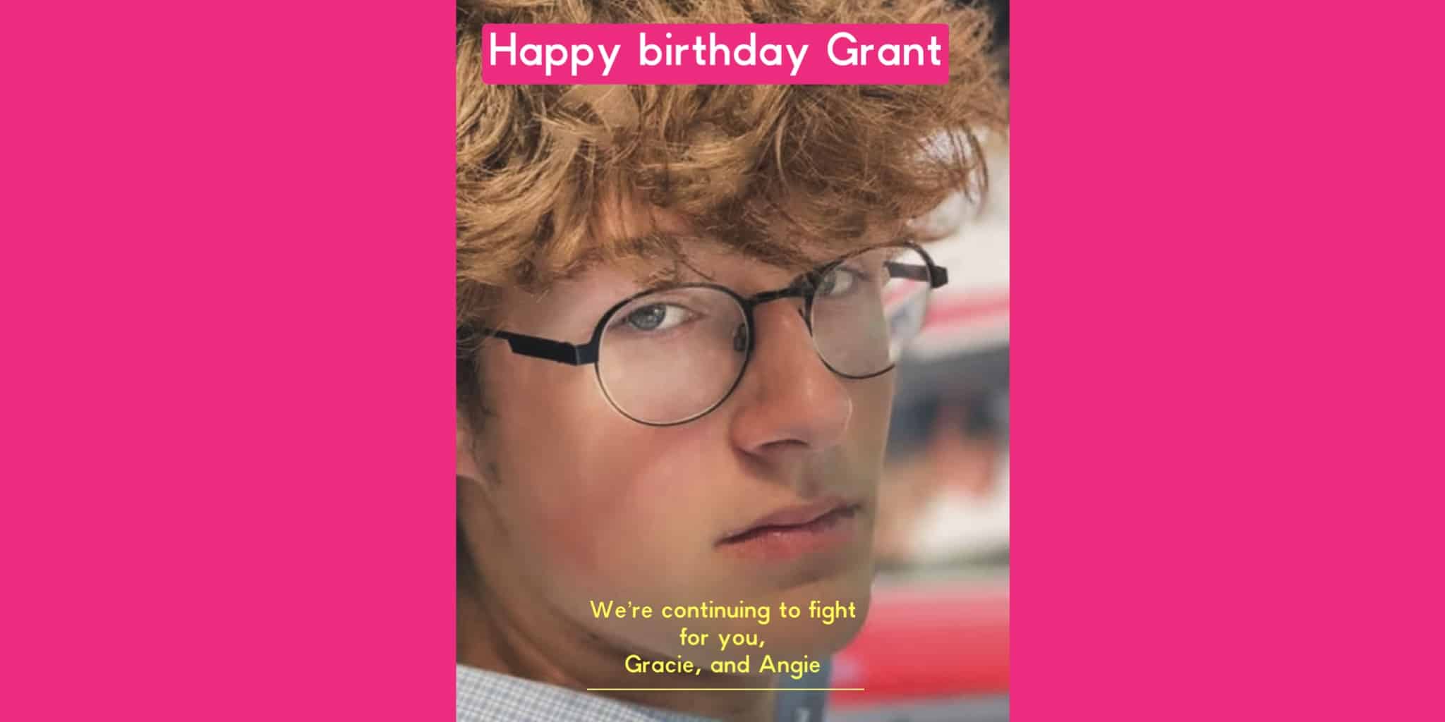 Happy birthday Grant Solomon!