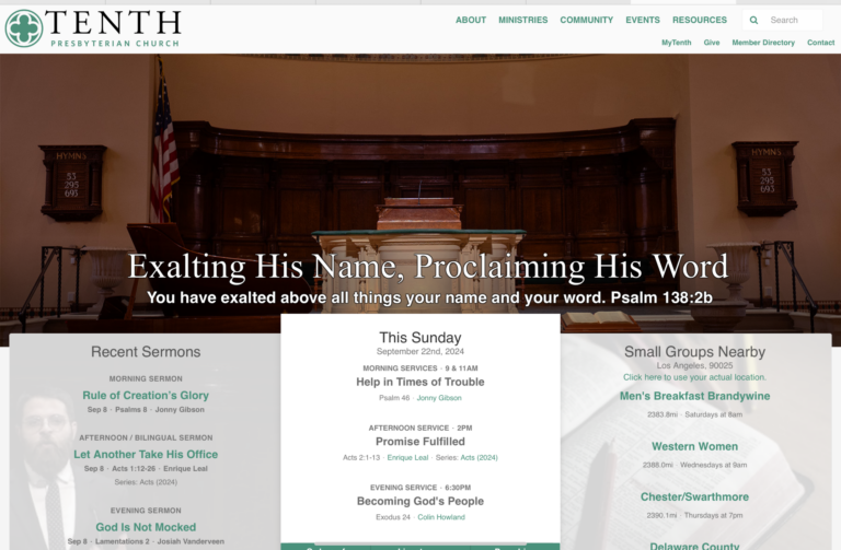 Tenth Presbyterian is morally bankrupt