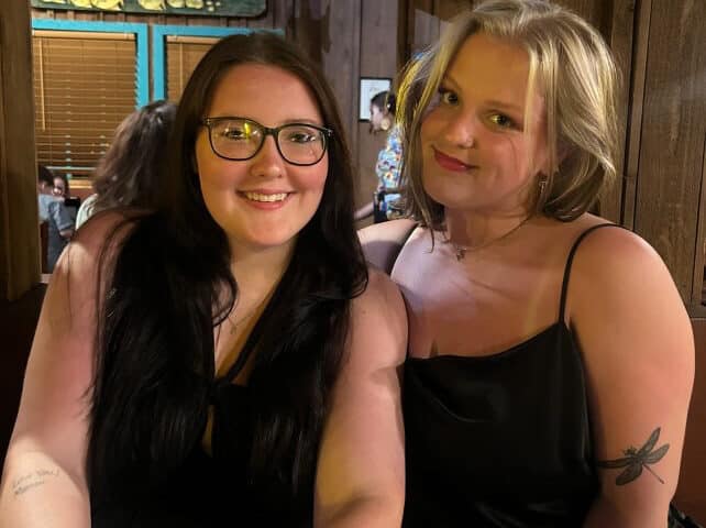 Morgan Armstrong and her girlfriend