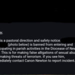 Bishop Matthew Heyd’s defamatory per se email about the victim of sexual abuse