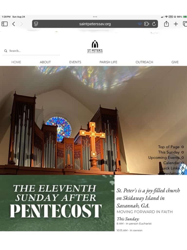 St Peter’s Episcopal Savannah