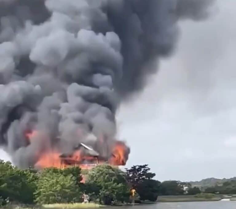 Judge Diane Goodstein’s beach house explodes, burns